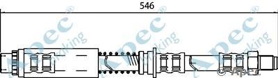 APEC BRAKING hos4047 -  Тормозной шланг